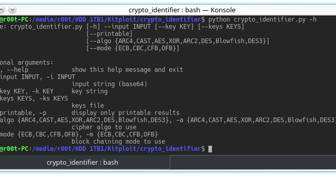 Crypto Identifier - Tool To Uncipher Data Using Multiple Algorithms And Block Chaining Modes