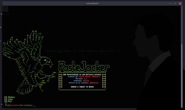 PasteJacker - Add PasteJacking To Web-Delivery Attacks