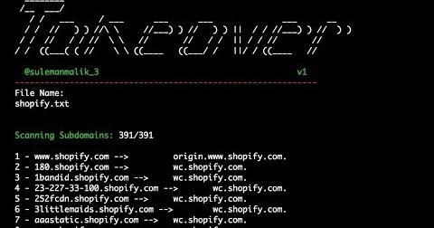 TakeOver v1 - Extracts CNAME Record Of All Subdomains At Once
