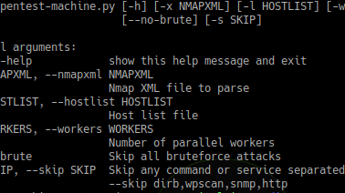 Pentest-Machine - Automates Some Pentest Jobs Via Nmap Xml File