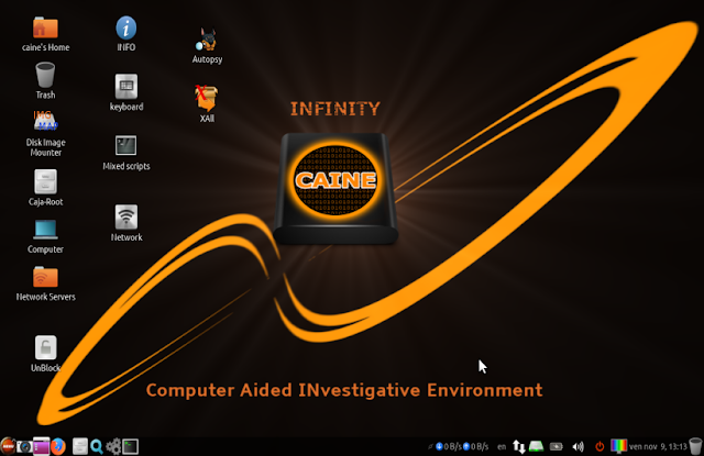 CAINE 10.0 - GNU/Linux Live Distribution For Digital Forensics Project, Windows Side Forensics And Incident Response