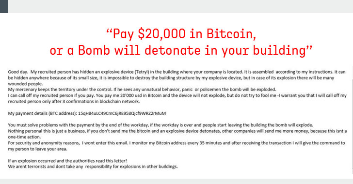 bitcoin threat email