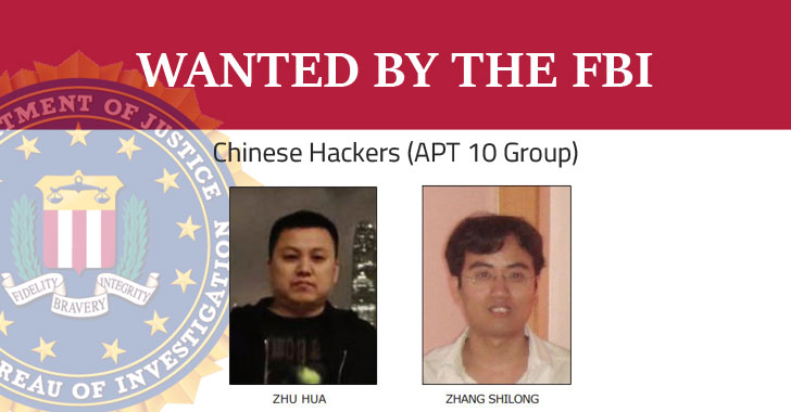 APT 10 chinese hackers wanted by fbi