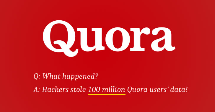 data breach quora website hacked