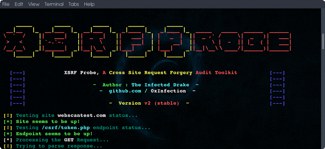 XSRFProbe - The Prime Cross Site Request Forgery Audit And Exploitation Toolkit