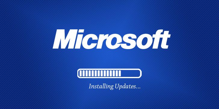 Microsoft software patch updates