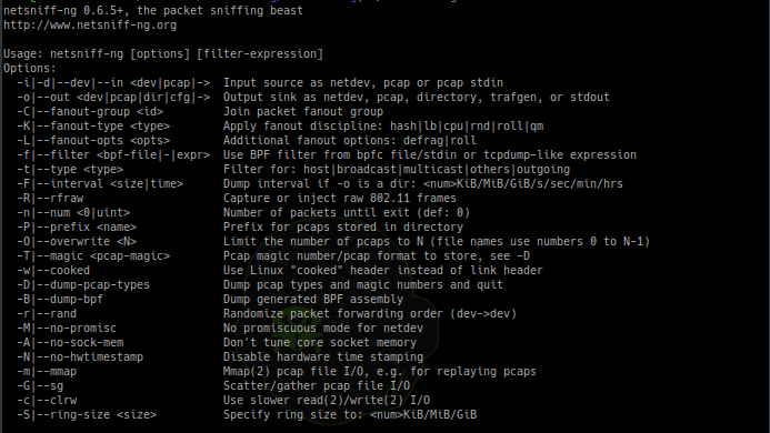 Netsniff-Ng - A Swiss Army Knife For Your Daily Linux Network Plumbing