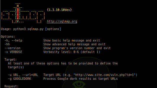 SQLMap v1.3.10 - Automatic SQL Injection And Database Takeover Tool
