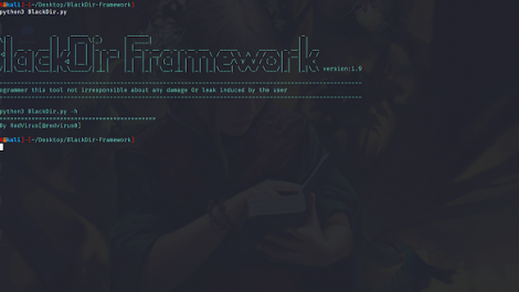 BlackDir-Framework - Web Application Vulnerability Scanner