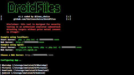 DroidFiles - Get Files From Android Directories