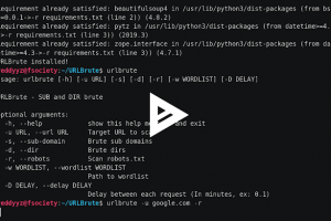 URLBrute - Tool To Brute Website Sub-Domains And Dirs