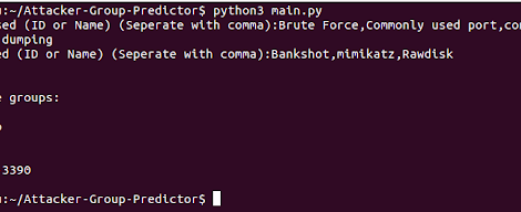 Attacker-Group-Predictor - Tool To Predict Attacker Groups From The Techniques And Software Used