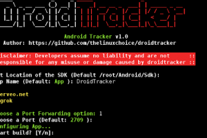 DroidTracker - Script To Generate An Android App To Track Location In Real Time