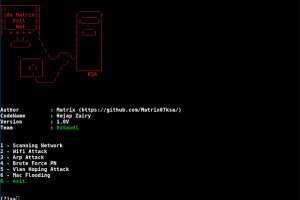 EvilNet - Network Attack Wifi Attack Vlan Attack Arp Attack Mac Attack Attack Revealed Etc...
