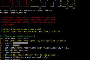 Eviloffice - Inject Macro And DDE Code Into Excel And Word Documents (Reverse Shell)