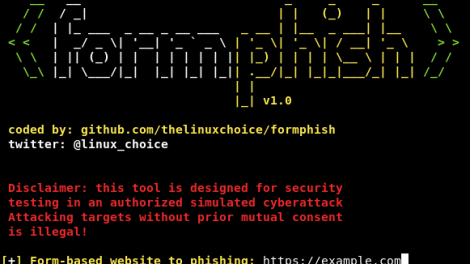 Formphish - Auto Phishing Form-Based Websites