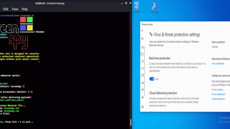 Screenspy - Capture user screenshots using shortcut file (Bypass SmartScreen/Defender)