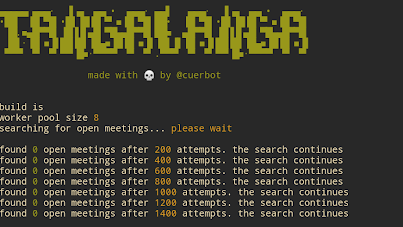 Tangalanga - The Zoom Conference Scanner Hacking Tool