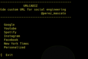 URLCADIZ - A Simple Script To Generate A Hidden Url For Social Engineering