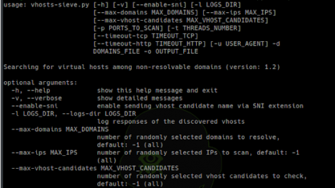 Vhosts-Sieve - Searching For Virtual Hosts Among Non-Resolvable Domains