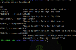 Zip Cracker - Python Script To Crack Zip Password With Dictionary Attack And Also Use Crunch As Pipeline