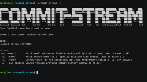 Commit Stream - OSINT Tool For Finding Github Repositories By Extracting Commit Logs In Real Time From The Github Event API
