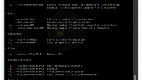 Maskprocessor - High-Performance Word Generator With A Per-Position Configureable Charset