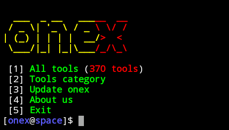 Onex - A Library Of Hacking Tools For Termux And Other Linux Distributions