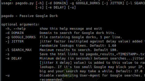 Pagodo - Automate Google Hacking Database Scraping And Searching