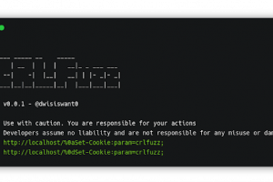 CRLFuzz - A Fast Tool To Scan CRLF Vulnerability Written In Go