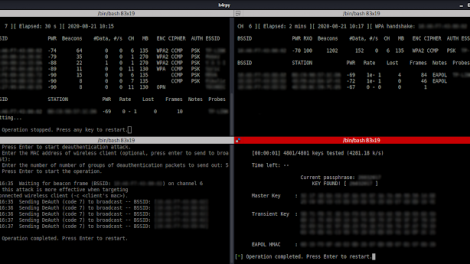 H4Rpy - Automated WPA/WPA2 PSK Attack Tool