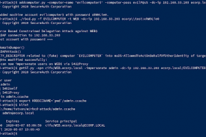 Rbcd-Attack - Kerberos Resource-Based Constrained Delegation Attack From Outside Using Impacket