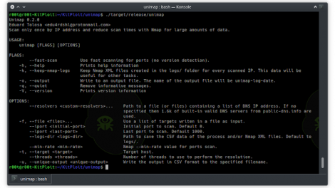 Unimap - Scan Only Once By IP Address And Reduce Scan Times With Nmap For Large Amounts Of Data