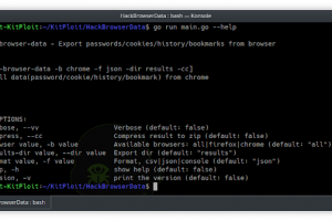 HackBrowserData - Decrypt Passwords/Cookies/History/Bookmarks From The Browser