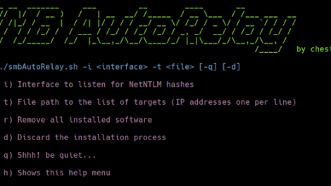 smbAutoRelay - Provides The Automation Of SMB/NTLM Relay Technique For Pentesting And Red Teaming Exercises In Active Directory Environments