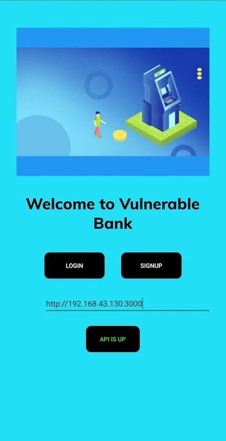 Damn-Vulnerable-Bank - Vulnerable Banking Application For Android