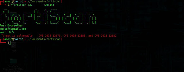Fortiscan - A High Performance FortiGate SSL-VPN Vulnerability Scanning And Exploitation Tool