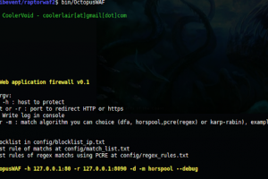 Octopus WAF - Web Application Firewall Made In C Language And Use Libevent