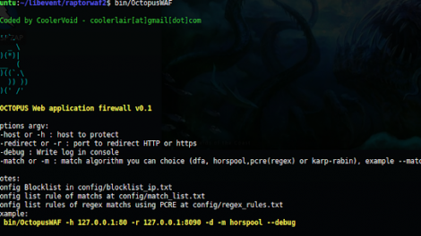 Octopus WAF - Web Application Firewall Made In C Language And Use Libevent