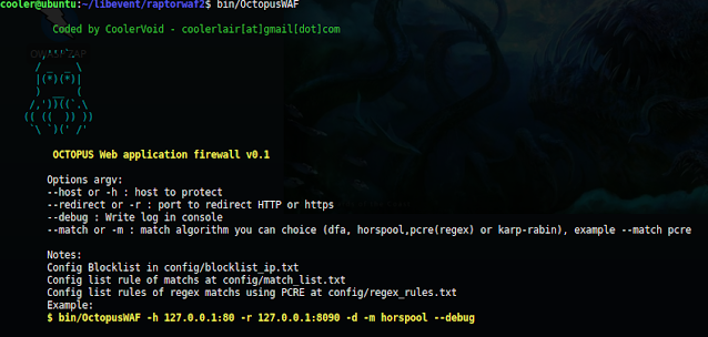 Octopus WAF - Web Application Firewall Made In C Language And Use Libevent