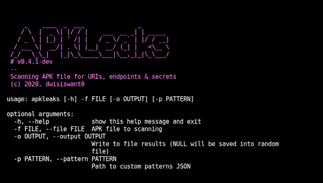 ApkLeaks - Scanning APK File For URIs, Endpoints And Secrets