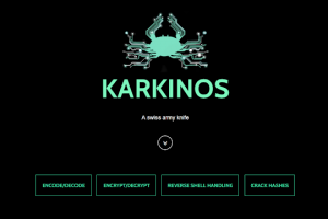 Karkinos - Penetration Testing And Hacking CTF's Swiss Army Knife With: Reverse Shell Handling - Encoding/Decoding - Encryption/Decryption - Cracking Hashes / Hashing
