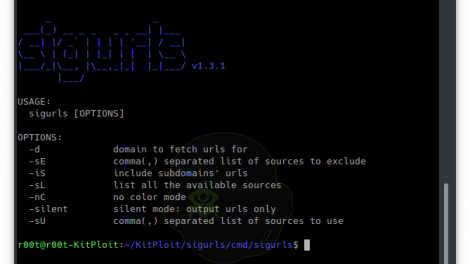 Sigurls - A Reconnaissance Tool, It Fetches URLs From AlienVault's OTX, Common Crawl, URLScan, Github And The Wayback Machine